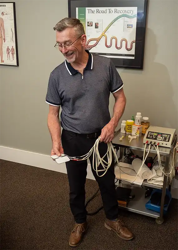 BeWell Chiropractic Dr. Crokin electric therapy