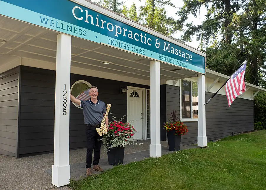 BeWell Chiropractic Dr. Richard Crokin in front of Clinic