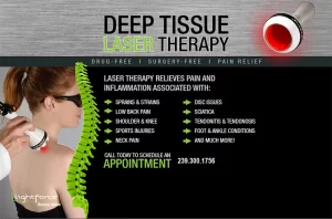 Deep tissue laser for pain relief