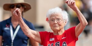 101 year old Olympian Julia "Hurricane" Hawkins