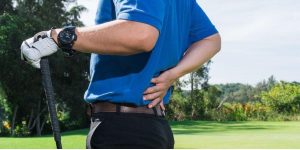 Golfer with Back Pain